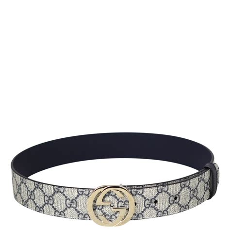 gucci supreme belt fashionphile|Gucci supreme belt gold buckle.